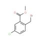 Methyl 2-bromomethyl-5-chlorobenzoate (CAS 668262-52-0) - chemical structure image
