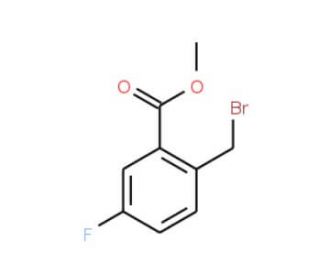 Methyl 2-bromomethyl-5-fluorobenzoate (CAS 138786-65-9) - chemical structure image