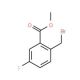 Methyl 2-bromomethyl-5-fluorobenzoate (CAS 138786-65-9) - chemical structure image