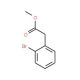 Methyl 2-bromophenylacetate (CAS 57486-69-8) - chemical structure image
