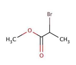 Methyl 2-bromopropionate (CAS 5445-17-0) - chemical structure image