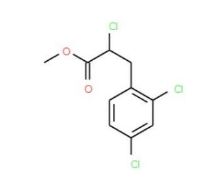 Methyl 2-chloro-3-(2,4-dichlorophenyl)propanoate (CAS 259132-21-3) - chemical structure image