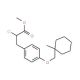 Methyl 2-Chloro-3-[4-(1-methylcyclohexylmethoxy)phenyl] Propionate (CAS 85003-07-2) - chemical structure image