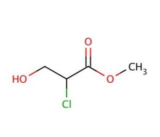 Methyl 2-chloro-3-hydroxypropionate (CAS 98070-39-4) - chemical structure image