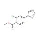 Methyl 2-chloro-4-(1H-1,2,4-triazol-1-yl)-benzenecarboxylate - chemical structure image