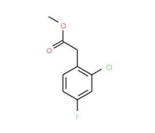 Methyl 2-chloro-4-fluorophenylacetate (CAS 214262-88-1) - chemical structure image