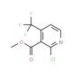 Methyl 2-chloro-4-(trifluoromethyl)nicotinate (CAS 196708-48-2) - chemical structure image