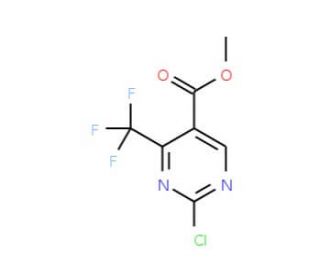 Methyl 2-chloro-4-(trifluoromethyl)pyrimidine-5-carboxylate (CAS 175137-27-6) - chemical structure image