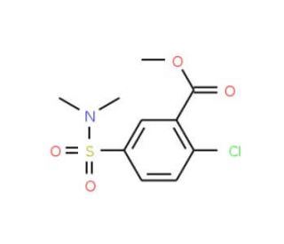 methyl 2-chloro-5-[(dimethylamino)sulfonyl]benzoate - chemical structure image