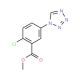 Methyl 2-chloro-5-(1H-tetrazol-1-yl)benzoate - chemical structure image