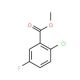 Methyl 2-chloro-5-fluorobenzoate (CAS 647020-63-1) - chemical structure image