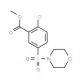 methyl 2-chloro-5-(morpholin-4-ylsulfonyl)benzoate - chemical structure image