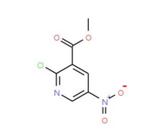 Methyl 2-chloro-5-nitronicotinate (CAS 190271-88-6) - chemical structure image