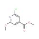 Methyl 2-chloro-6-methoxyisonicotinate (CAS 42521-10-8) - chemical structure image