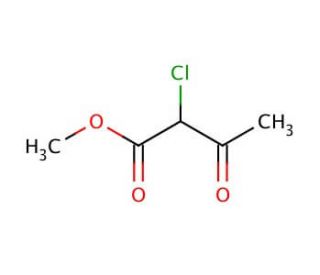 Methyl 2-chloroacetoacetate (CAS 4755-81-1) - chemical structure image