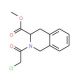 methyl 2-(chloroacetyl)-1,2,3,4-tetrahydroisoquinoline-3-carboxylate (CAS 1008996-86-8) - chemical structure image