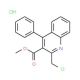 methyl 2-(chloromethyl)-4-phenylquinoline-3-carboxylate hydrochloride - chemical structure image