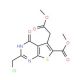 methyl 2-(chloromethyl)-5-(2-methoxy-2-oxoethyl)-4-oxo-3,4-dihydrothieno[2,3-d]pyrimidine-6-carboxylate - chemical structure
