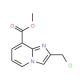 methyl 2-(chloromethyl)imidazo[1,2-a]pyridine-8-carboxylate - chemical structure image