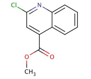 Methyl 2-chloroquinoline-4-carboxylate (CAS 62482-26-2) - chemical structure image
