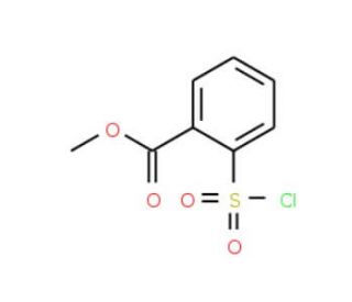 Methyl 2-(chlorosulphonyl)benzoate (CAS 26638-43-7) - chemical structure image