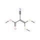 Methyl 2-cyano-3,3-di(methylthio)acrylate (CAS 3490-92-4) - chemical structure image