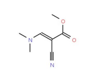 Methyl 2-cyano-3-(dimethylamino)acrylate (CAS 1187-27-5) - chemical structure image