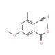 methyl 2-cyano-5-methoxy-3-methylbenzoate (CAS 94742-93-5) - chemical structure image