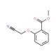 Methyl 2-(cyanomethoxy)benzenecarboxylate (CAS 1641-00-5) - chemical structure image