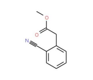 Methyl (2-cyanophenyl)acetate (CAS 20921-96-4) - chemical structure image
