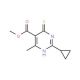 methyl 2-cyclopropyl-4-methyl-6-thioxo-1,6-dihydropyrimidine-5-carboxylate - chemical structure image