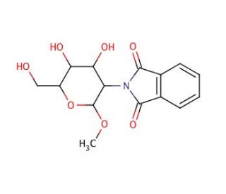 Methyl 2-Deoxy-2-N-phthalimido-β-D-glucopyranoside (CAS 76101-14-9) - chemical structure image