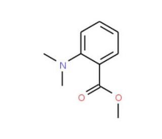 Methyl 2-dimethylaminobenzoate (CAS 10072-05-6) - chemical structure image