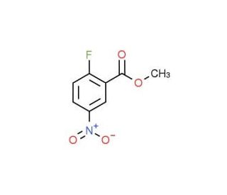 Methyl 2-fluoro-5-nitrobenzenecarboxylate (CAS 2965-22-2) - chemical structure image