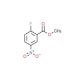Methyl 2-fluoro-5-nitrobenzenecarboxylate (CAS 2965-22-2) - chemical structure image