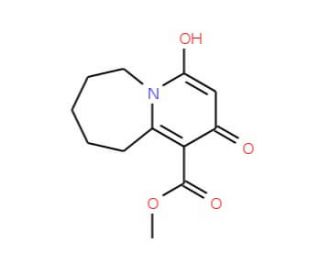 methyl 2-hydroxy-4-oxo-4,6,7,8,9,10-hexahydropyrido[1,2-a]azepine-1-carboxylate (CAS 37704-44-2) - chemical structure image