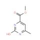 Methyl 2-hydroxy-6-methylpyrimidine-4-carboxylate (CAS 89694-11-1) - chemical structure image
