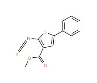 Methyl 2-isothiocyanato-5-phenylthiophene-3-carboxylate - chemical structure image