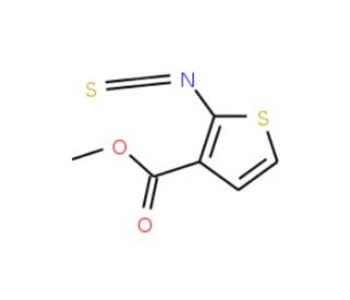 Methyl-2-isothiocyanatothiophene-3-carboxylate (CAS 126637-07-8) - chemical structure image
