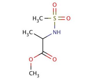 methyl 2-methanesulfonamidopropanoate - chemical structure image