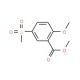 Methyl 2-methoxy-5-(methylsulphonyl)benzoate (CAS 63484-12-8) - chemical structure image