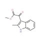 methyl (2-methyl-1H-indol-3-yl)(oxo)acetate (CAS 62995-59-9) - chemical structure image