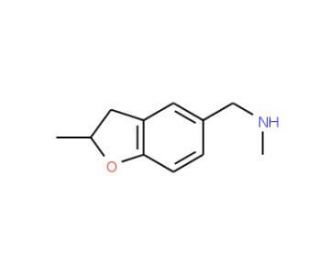 Methyl-(2-methyl-2,3-dihydro-benzofuran-5-ylmethyl)-amine - chemical structure image