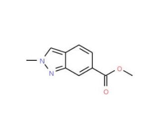 Methyl 2-methyl-2H-indazole-6-carboxylate (CAS 1071433-01-6) - chemical structure image