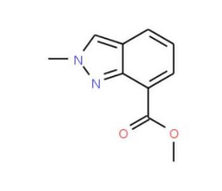 Methyl 2-methyl-2H-indazole-7-carboxylate (CAS 1092351-88-6) - chemical structure image