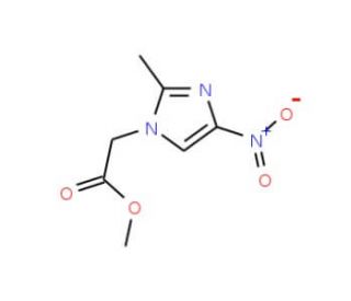 Methyl (2-methyl-4-nitro-1H-imidazol-1-yl)acetate - chemical structure image