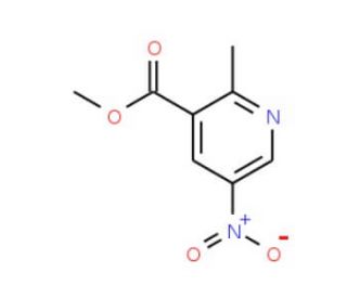 methyl 2-methyl-5-nitropyridine-3-carboxylate - chemical structure image
