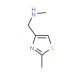 Methyl-(2-methyl-thiazol-4-ylmethyl)-amine (CAS 144163-81-5) - chemical structure image