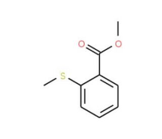 Methyl 2-(methylthio)benzoate (CAS 3704-28-7) - chemical structure image