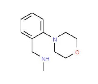 Methyl-(2-morpholin-4-yl-benzyl)-amine - chemical structure image